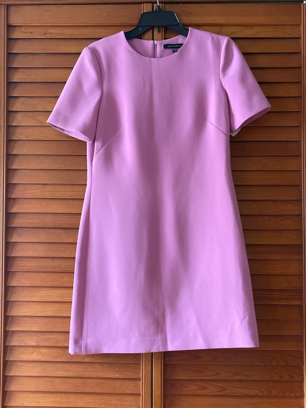 Judith & Charles Rhodes T-Shirt Dress in Aurora Pink. Size 8 Women 
#384